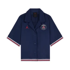 For Jordan Psg Active Top for Women Navy/Red SS Tee in Size S