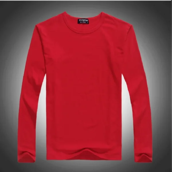 Customized Baby Boys T-Shirts Long Sleeve Solid Print Children Tees Shirt Autumn 100% Cotton LOGO Girl Tops Personalized T Shirt - Image 9