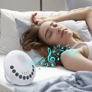 Portable White Noise Machine Sleep Aid Relieve Anxiety Natural Thunder Sound Therapy Machine Easy Control White Noise Machine