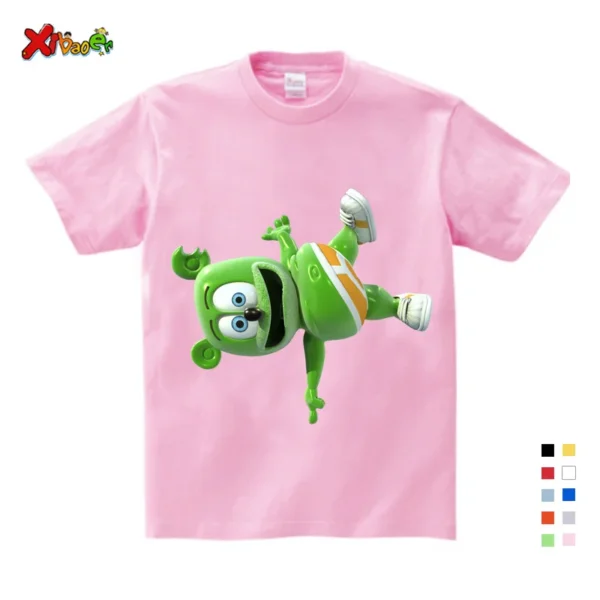 Boys Tshirts for kids Baby Boys Girl Gummy Bear T Shirt Cartoon Funny Casual Kids Clothes Summer Harajuku Children's Clothing - Image 19