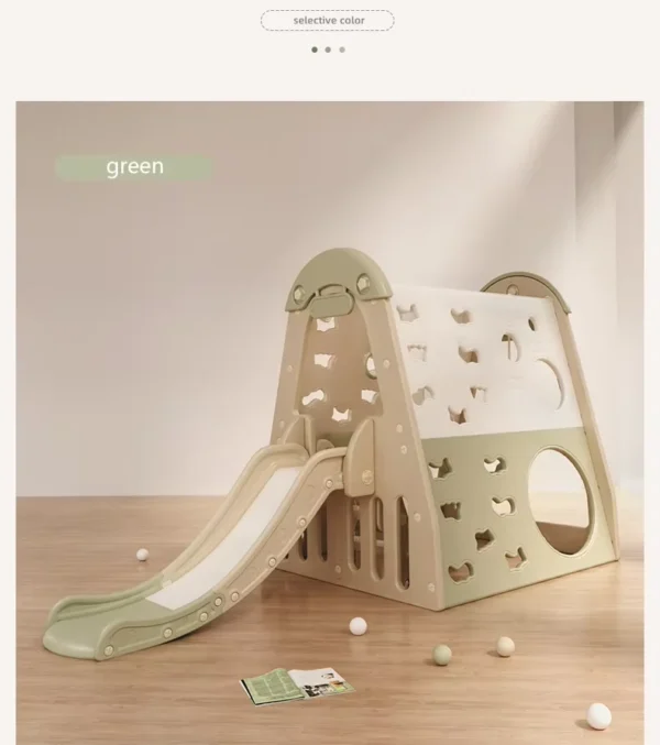 Multifunctional Climbing Frame Children's Indoor Slide Baby Swing Combination Toy Small Amusement Park Equipment - Image 7