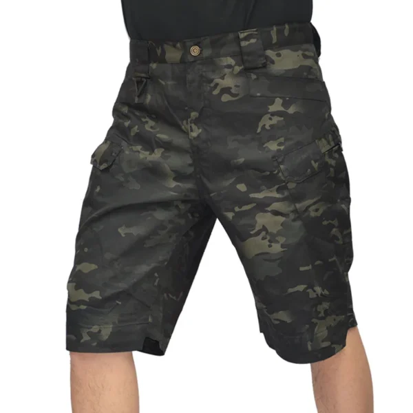 Hot Sale Short Sleeve Sports Cargo Pocket Uniform Shorts Outdoor Waterproof Hiking Cargo Range Shorts Men - Image 2