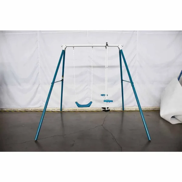Metal Outdoor Playground Baby Swing Set Kids Yard Playground Swing Set Stylish Outdoor Play Style - Image 4