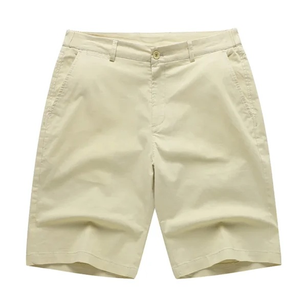 Hot Sale Summer Chino Streetwear Golf Shorts Men Stretch Casual Cotton Shorts Plus Size Custom logo Men's Shorts - Image 4