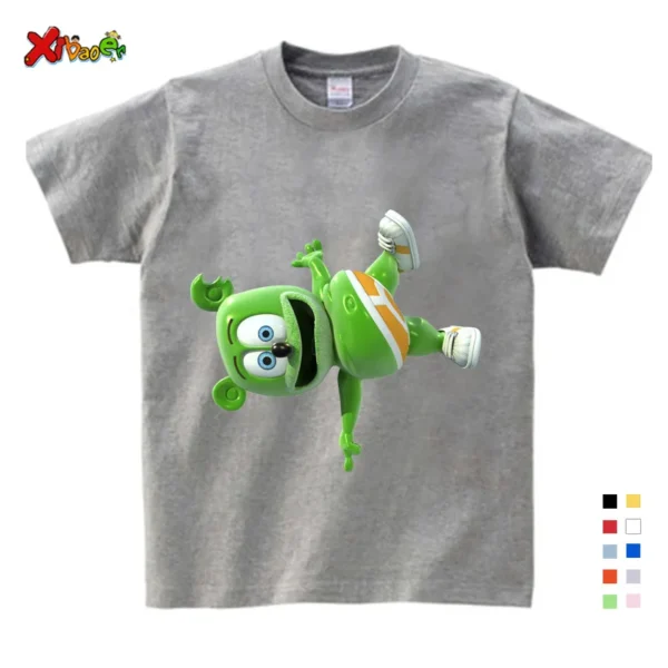 Boys Tshirts for kids Baby Boys Girl Gummy Bear T Shirt Cartoon Funny Casual Kids Clothes Summer Harajuku Children's Clothing - Image 17