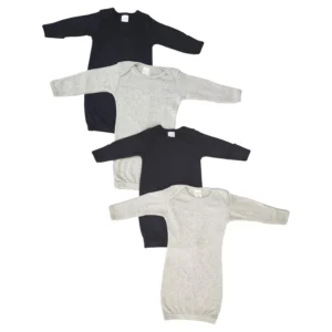 UD2 Unisex Newborn Baby 4 Piece Gown Set NC_0860 Perfect Baby Clothing Sets for Boys Gift Idea for Newborns