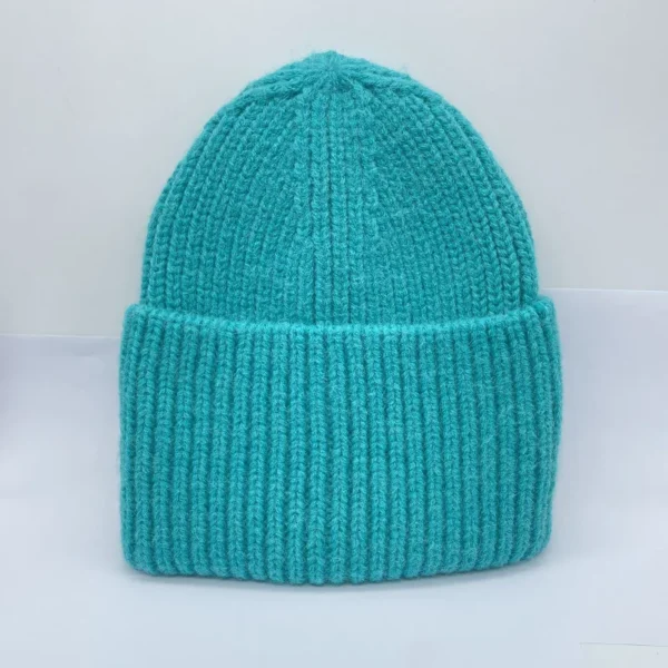 Wholesale 3D Embroidery Logo Crochet Knitted Custom Hat Warm Beanie Hats Men Women Winter Hats - Image 2