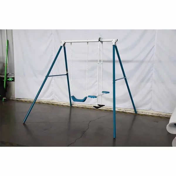 Metal Outdoor Playground Baby Swing Set Kids Yard Playground Swing Set Stylish Outdoor Play Style - Image 2