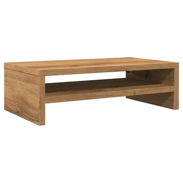 W2B VidaXL Artisan Oak Engineered Wood Medium Monitor Stand Elegant Laptop Stand - Image 6