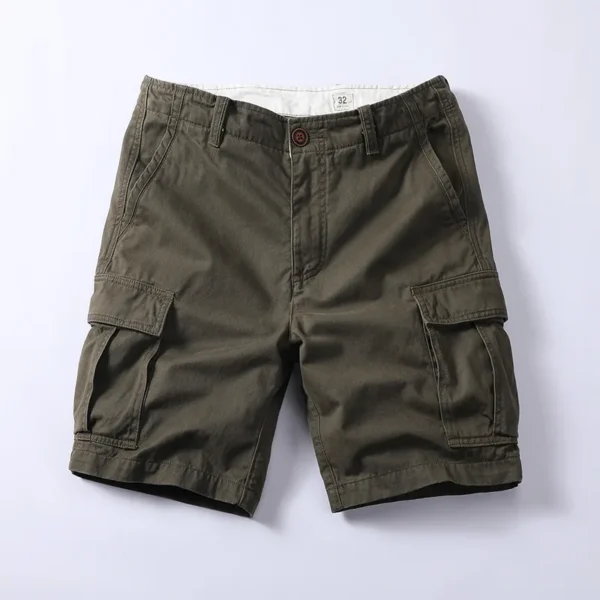 Hot Sale Vintage Boni Cargo Shorts Men High Quality Cotton Custom Rover Cargo Shorts Slim Fit Casual Bermuda Cargo Shorts Men - Image 3