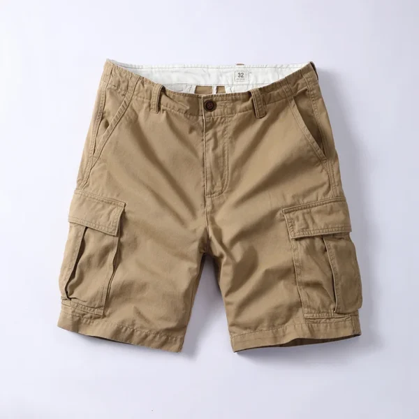 Hot Sale Vintage Boni Cargo Shorts Men High Quality Cotton Custom Rover Cargo Shorts Slim Fit Casual Bermuda Cargo Shorts Men - Image 4