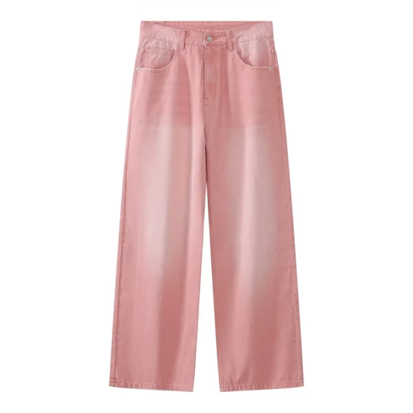 Vintage Stone Washed Jean Trousers for Men Streetstyle Men Pants Jeans Straight Jean Hombre 2022