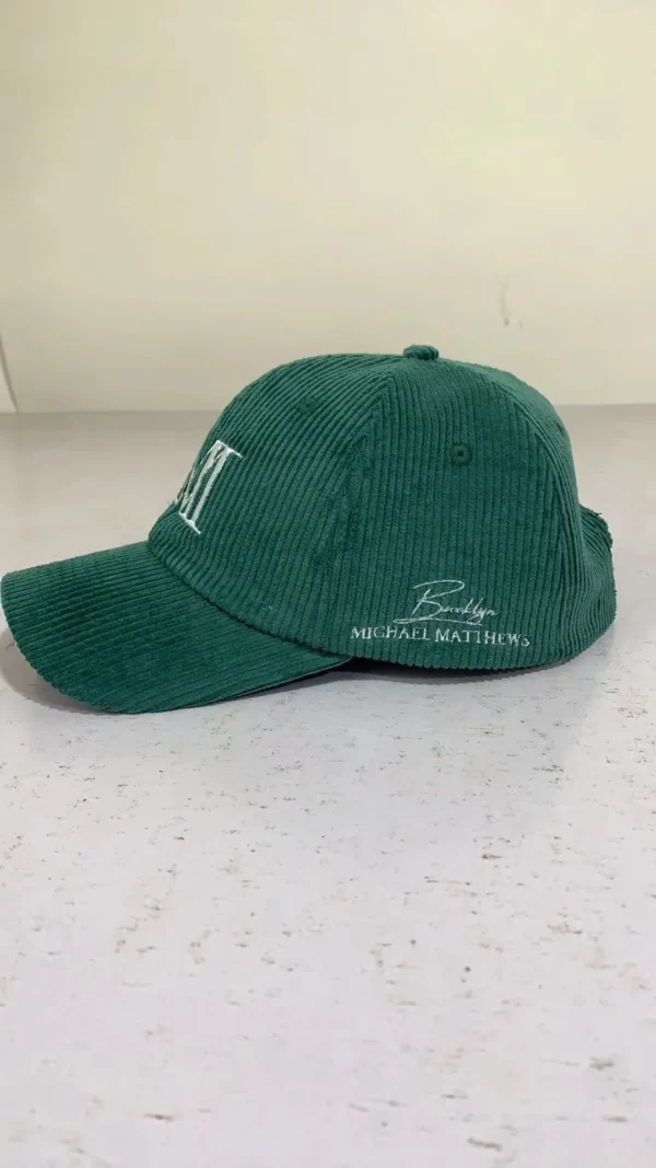 Low Moq High Quality Corduroy Caps and Hats Men Custom Embroidery 6 Panel Dad Hat - Image 3
