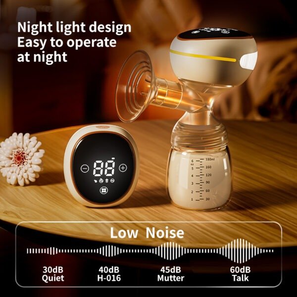 Factory New Model  Simple Operation Double Wearable Rechargeable Breast Pump Essential for Travel Portable Breast Pump Wearable - Image 4