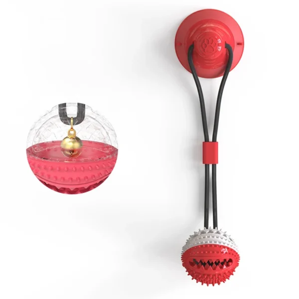 Dog Chew Toys with Suction Cup Doggy Pull Ball Dog Toys for Dogs Tooth Cleaning Pet Training Treats Toys Pet Supplies - Image 8