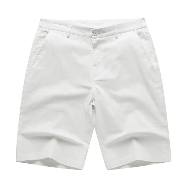 Hot Sale Summer Chino Streetwear Golf Shorts Men Stretch Casual Cotton Shorts Plus Size Custom logo Men's Shorts - Image 5