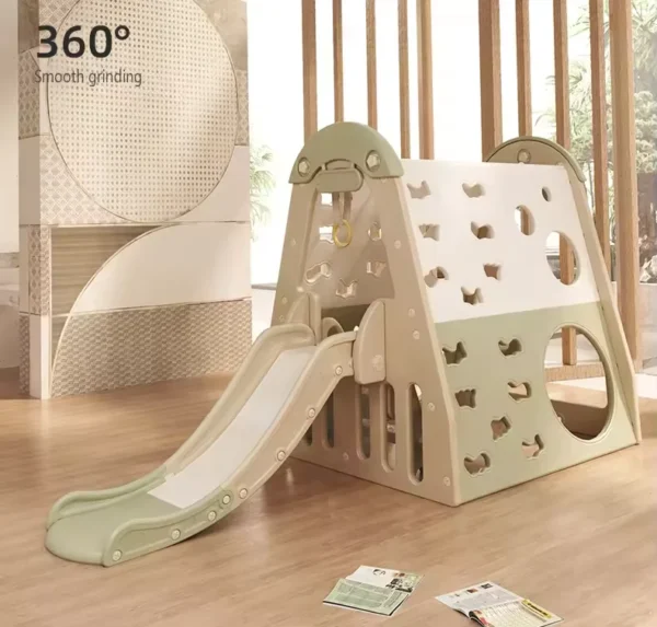 Multifunctional Climbing Frame Children's Indoor Slide Baby Swing Combination Toy Small Amusement Park Equipment - Image 3