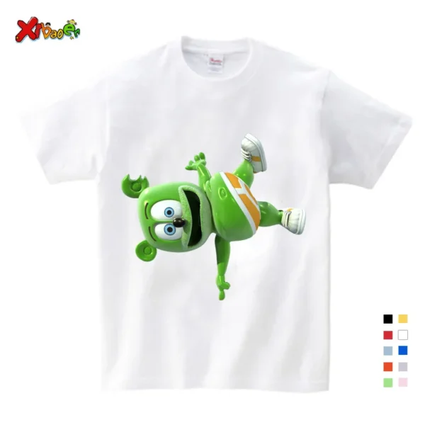 Boys Tshirts for kids Baby Boys Girl Gummy Bear T Shirt Cartoon Funny Casual Kids Clothes Summer Harajuku Children's Clothing - Image 21