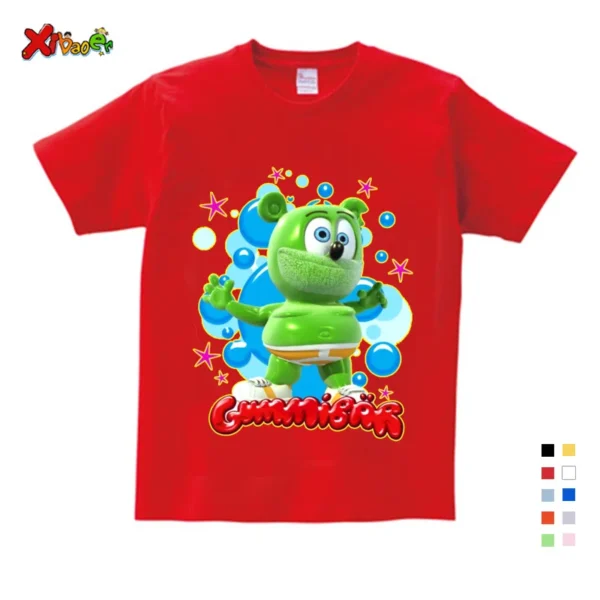 Boys Tshirts for kids Baby Boys Girl Gummy Bear T Shirt Cartoon Funny Casual Kids Clothes Summer Harajuku Children's Clothing - Image 15