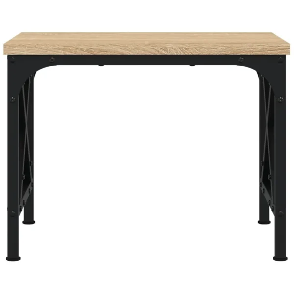 W2B VidaXL Sonoma Oak 15.7"x11.8"x12.2" Printer Stand Engineered Wood Laptop Stand - Image 3