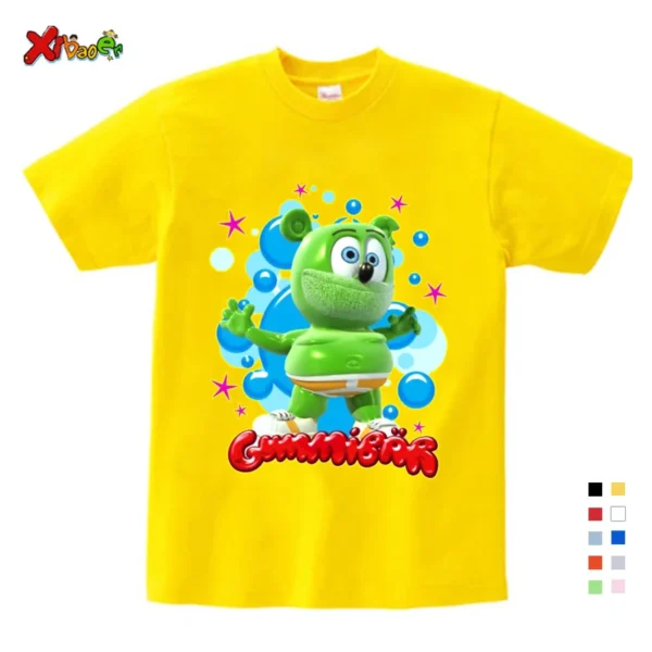 Boys Tshirts for kids Baby Boys Girl Gummy Bear T Shirt Cartoon Funny Casual Kids Clothes Summer Harajuku Children's Clothing - Image 12