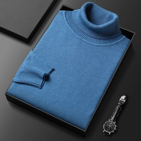Oversized Knitted Pullover Sweater Men Woolen Custom Wool Sweater for Men Knitwear Knit Winter Plus Size Men's Sweaters - Image 6