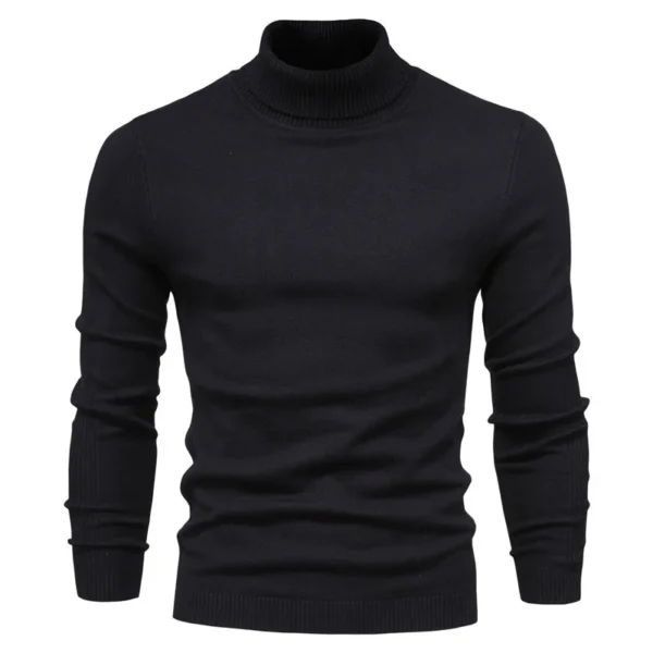 2025 Winter Warm Turtleneck Men Sweater High Quality Knitted Sweater Colorful and Stock for Sweater Men - Image 3