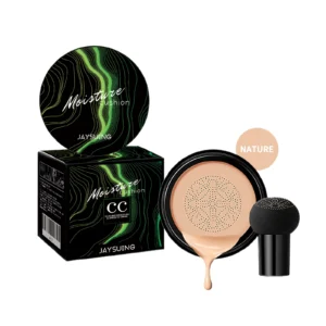 Jaysuing Natural Moisturizing Mushroom Head Air Cushion Long-lasting Concealer and Foundation Brightening CC Cream Makeup Base