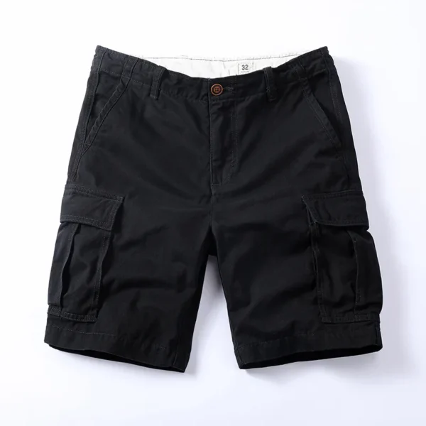 Hot Sale Vintage Boni Cargo Shorts Men High Quality Cotton Custom Rover Cargo Shorts Slim Fit Casual Bermuda Cargo Shorts Men - Image 6
