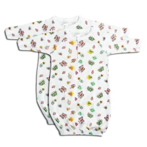 UD2 2-Pack Girls Infant Gowns 912g Printed Baby Clothing Sets