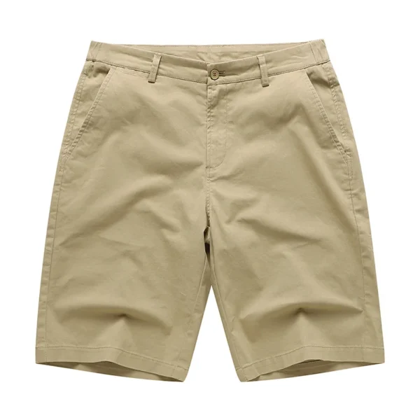 Hot Sale Summer Chino Streetwear Golf Shorts Men Stretch Casual Cotton Shorts Plus Size Custom logo Men's Shorts - Image 3