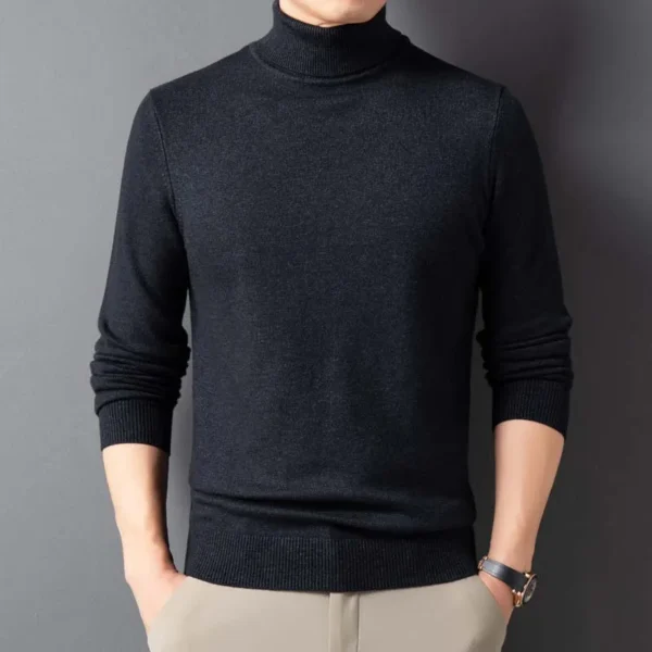 Oversized Knitted Pullover Sweater Men Woolen Custom Wool Sweater for Men Knitwear Knit Winter Plus Size Men's Sweaters - Image 5