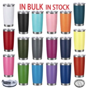 2024 New Trend Hot Product 20oz Tumbler Car Travel Mug Wholesale Vacuum Tumbler Cup Blank Stainless Steel Tumbler with Lid