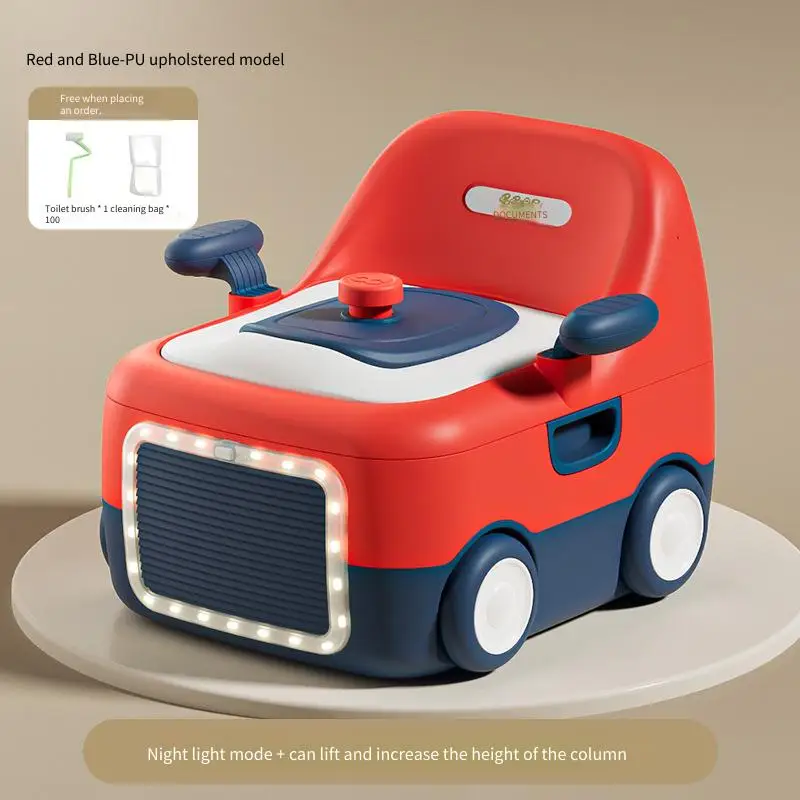 Musical Potty Training Toilet for Kids Baby Toddler Toilet Seat with PU Soft Cushion Night Light and Music Multifunctional Child - Image 10