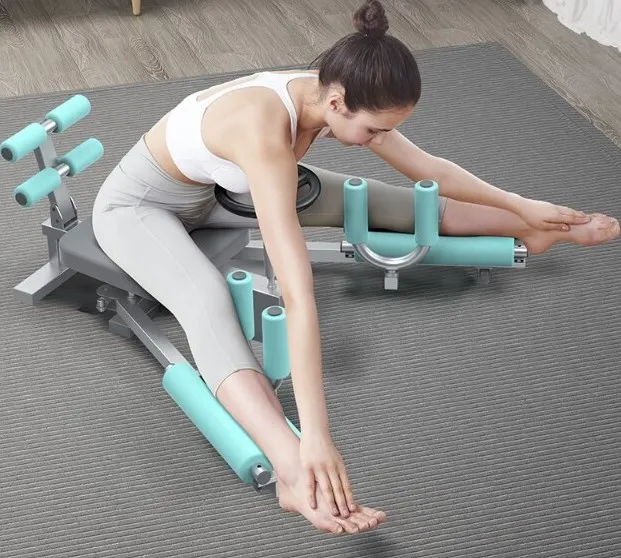 (Cyan) Leg Stretcher, Flexibility Stretching Equipment, 330.7lbs Split Machine for Leg Stretching Exercise for Home, Office, Gym