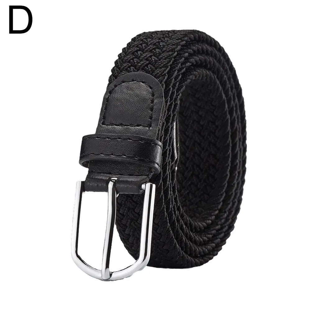 Men's Belt Fashion Casual Woven Elastic Belt Outdoor Sports Military Tactical Strap Climbing Work Belt Unisex With Jeans Pants - Image 10