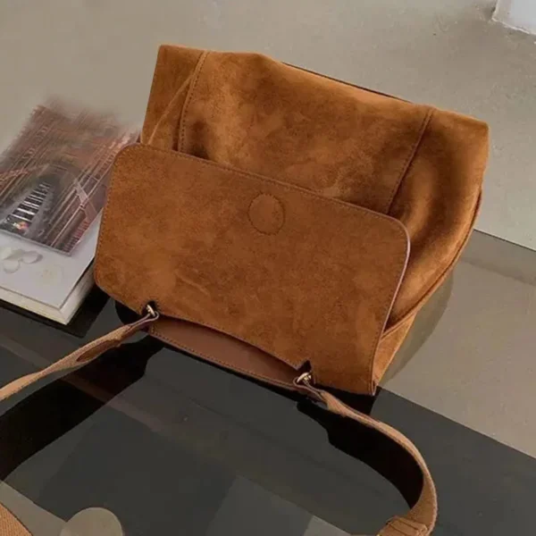 Winter Fashion Luxury Shoulder Bags For Women Retro Pu Leather Flap Crossbody Bag Lady Messenger Handbag Clutch Purse - Image 3