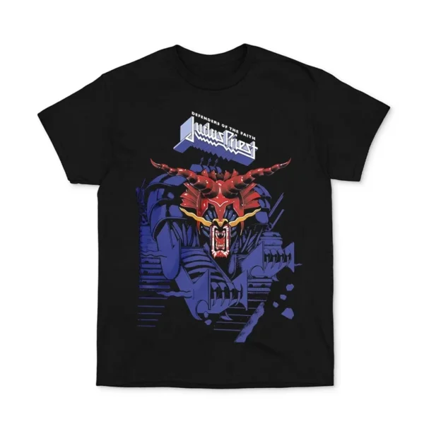 JUDAS PRIEST Print T-shirt Men Women Cotton Hip Hop Oversized Tshirt Short Sleeve T Shirt Streetwear Tops Tee - Image 5