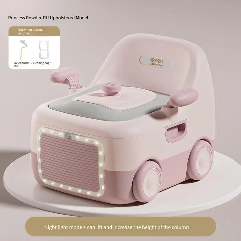 Musical Potty Training Toilet for Kids Baby Toddler Toilet Seat with PU Soft Cushion Night Light and Music Multifunctional Child - Image 9