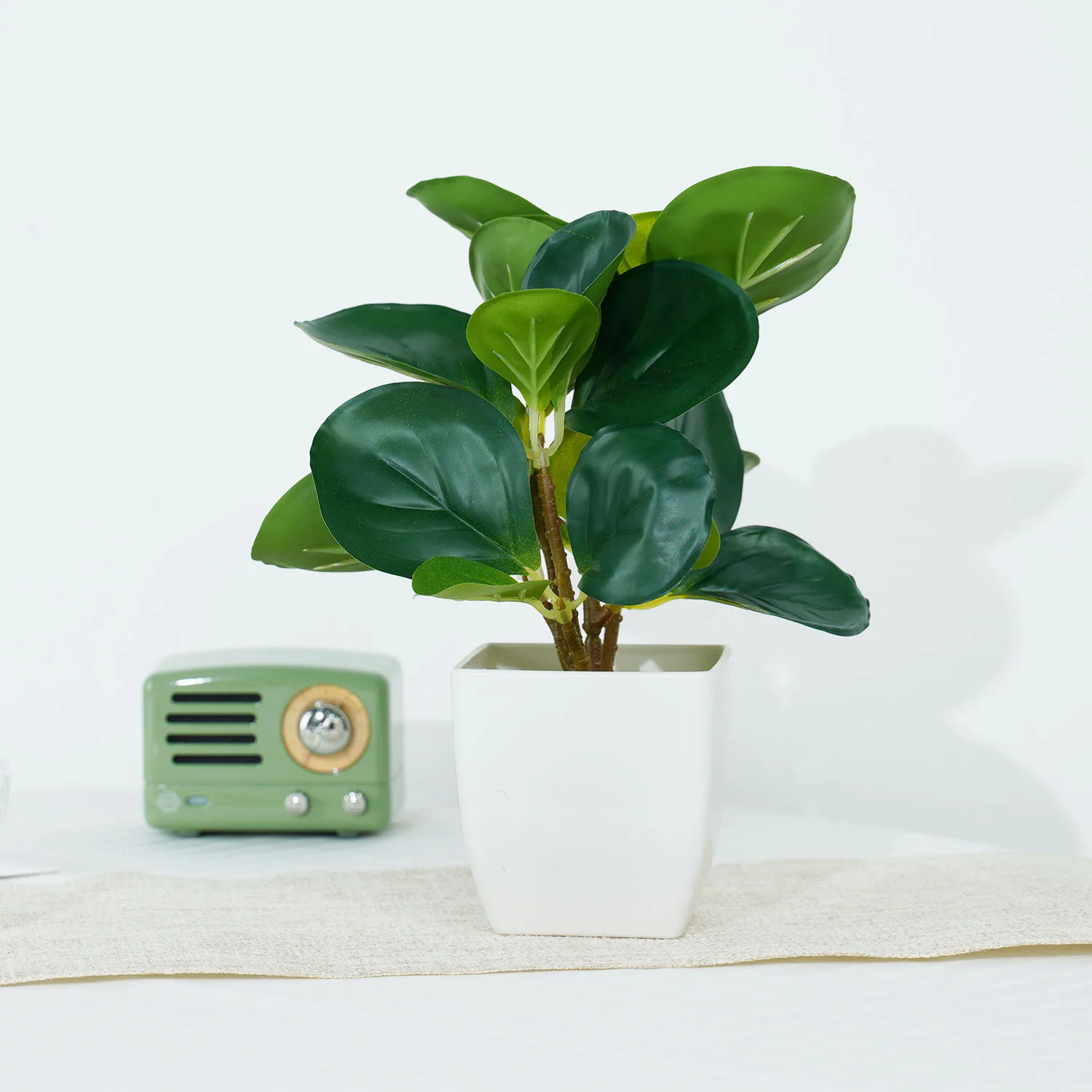 Fake Plants Bonsai Simulation Pot Green Plants Artificial Plants Table Potted Ornaments for Hotel Home Office Room Decoration - Image 5