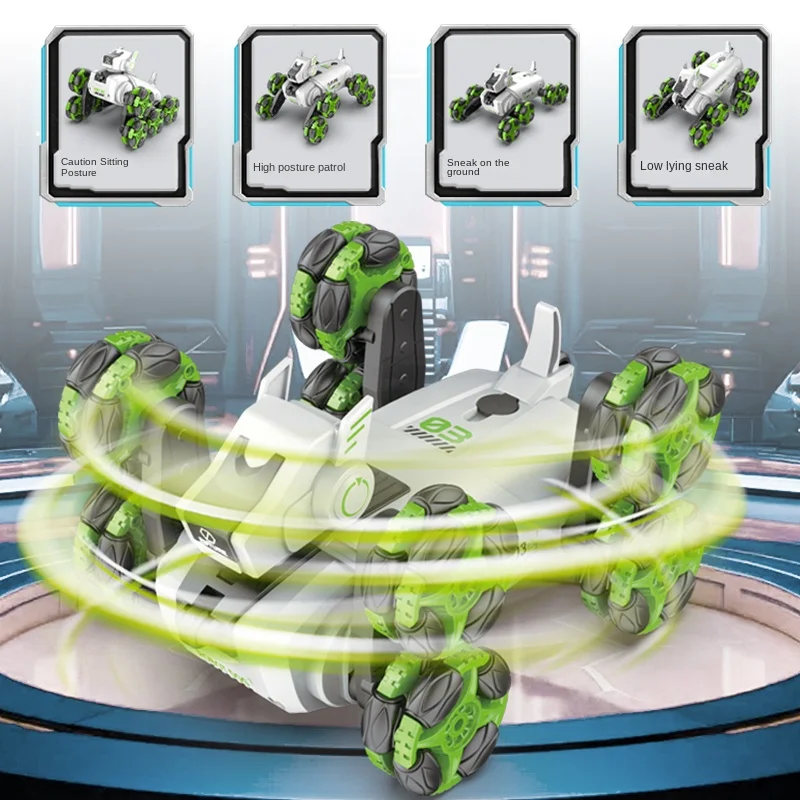 2.4G RC Car Robot Dog Remote Control 360 Degree Drift Stunt Intelligent Stunt Mechanical Dog Toys For Boys Girls Children Gift - Image 2