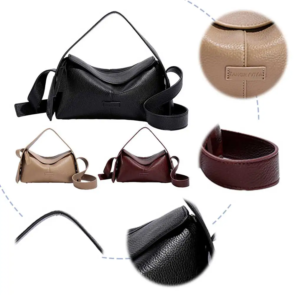 Shoulder Bags for Women PU Leather Horizontal Niche Crossbody Bag Large Capacity Fashion Trend Shoulder Bags Work Travel Purses - Image 4
