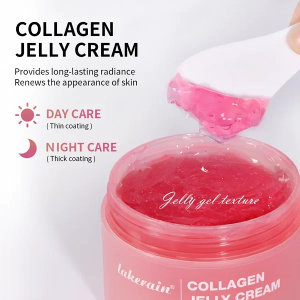 Collagen Jelly Cream Enhances Skin Barrier Moisture 24-hour Facial Shine Natural Ingredient Korean Face Care Products - Image 5