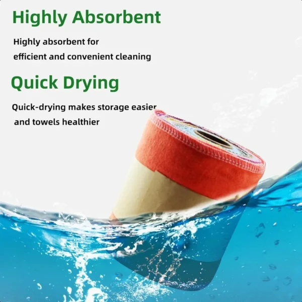 Reusable Toilet Paper Cotton Flannel Reusable Bidet TowelsAbsorbent Washable Paper Towels roll 32 Pcs Washable and ReRollable C - Image 6