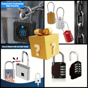 1/2/4 Lock for Locker Outdoor for School, Gym, Sports, Fence, Toolbox, Gate, Case, Outdoor, Hasp Storage