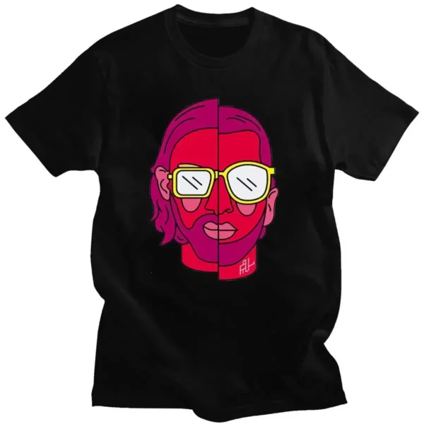 Men Le Monde Chico TShirt PNL Album French Rapper Graphic Print T-shirt Men Hip Hop Fashion Short Sleeve Tee Shirt Streetwear - Image 5