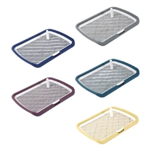 Dog Potty Tray Indoor Mesh Small Animals Training Toilet Puppy Pee Pad Easy to Cleaning for Small Dog Cats Pet Cleaning Supplies