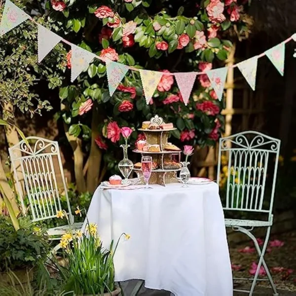 Afternoon Tea Vintage Floral Paper Plates 24 Count 1 Pack Truly Scrumptious for Birthday Party Baby Shower Wedding Hen Party an - Image 3