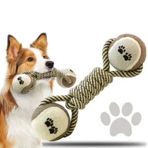 Dog Braided Rope Toy Durable Dog Toys for Aggressive Chewers Dog Chew Toys Teeth Cleaning Safe Bite Resistant Toothbrush Stick