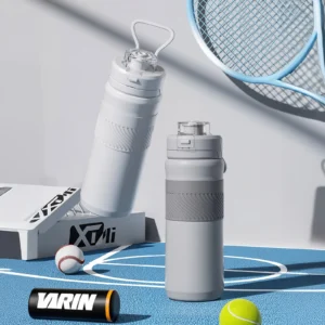 20oz Insulated Water Bottle, Stainless Steel Tumbler With Lid, Leak Proof Double Wall Vacuum Flask, BPA Free Sweat Free Travel M